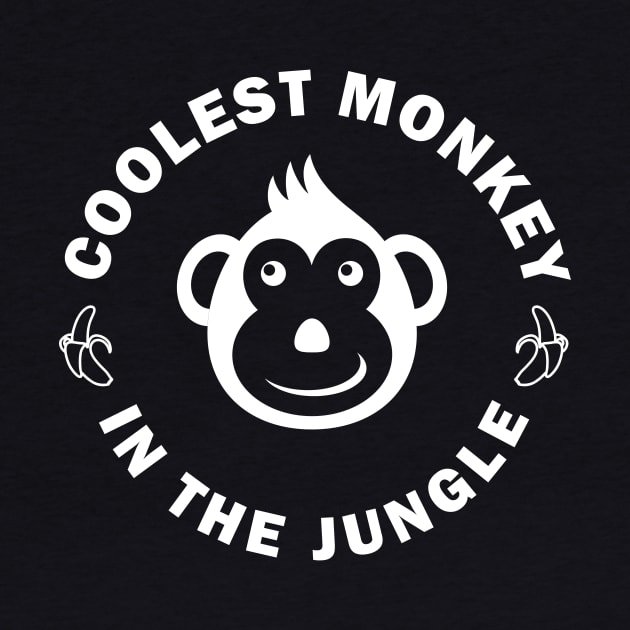 Coolest monkey in the jungle - Monkey face by CMDesign